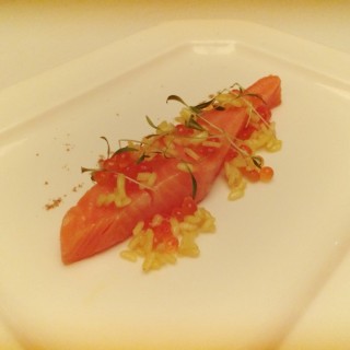 Lightly Smoked Ocean Trout with Paella & Ikura - Kuala Lumpur City Center's Cilantro (Kuala Lumpur City Center)|Klang Valley