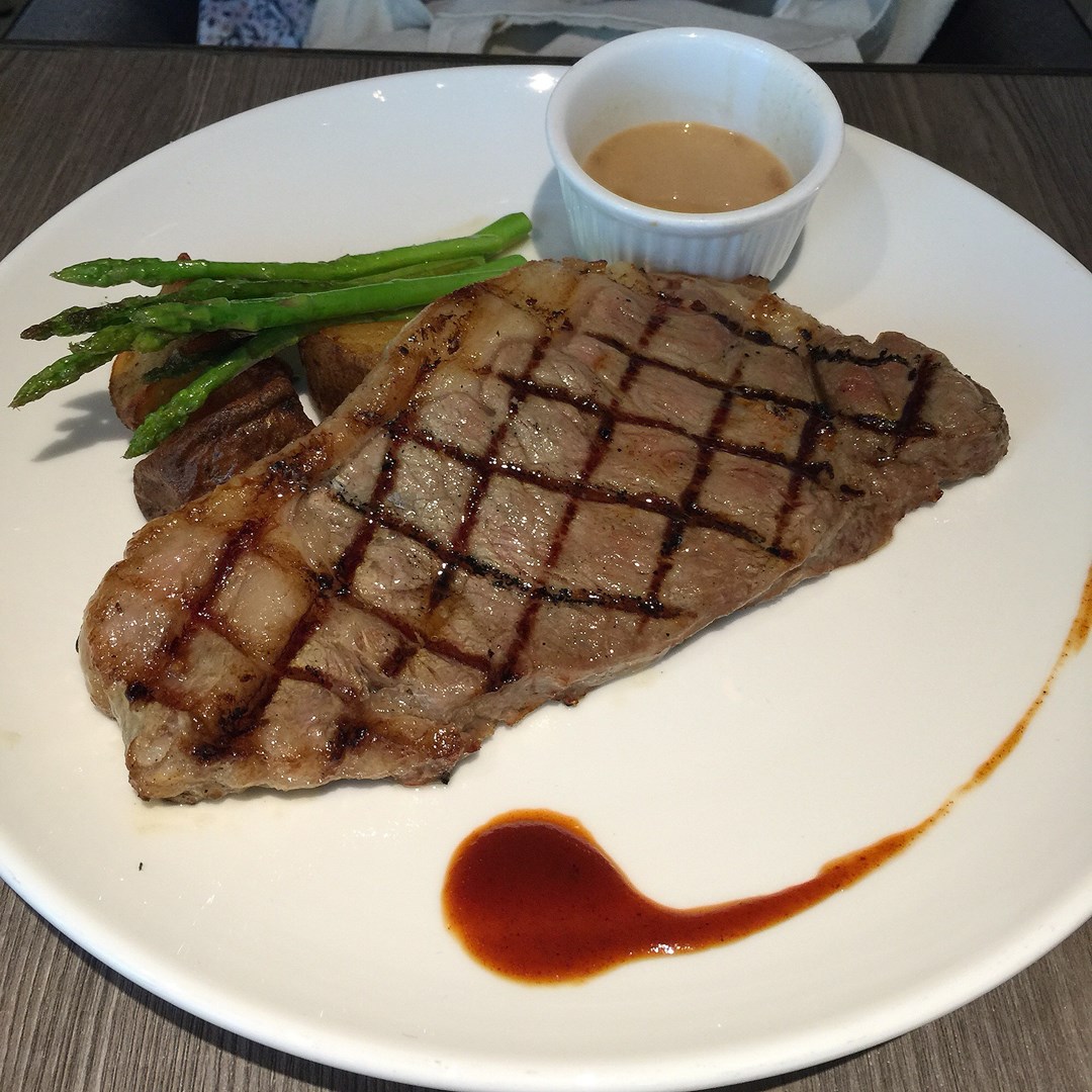 sirloin beef steak!