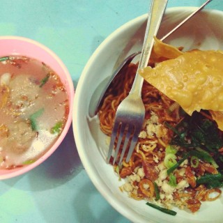 Mie Yamin Bakso level 3 - ในPondok Gede จากร้านBakmi 8 Kursin (Pondok Gede)|Jakarta