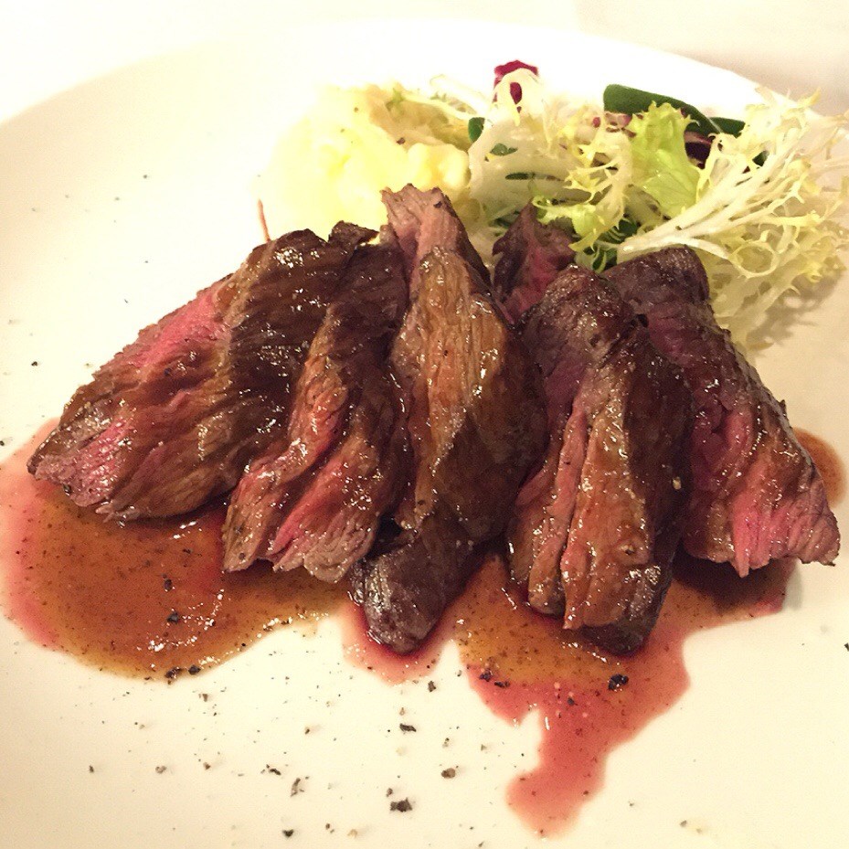 grilled wagyu hanger steak