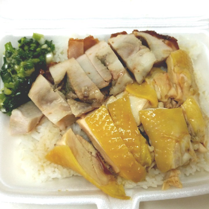 烧肉切鸡饭$
