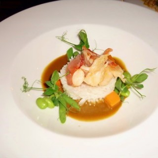 North American Hard Shelled Lobster, Coconut Rice, Long Bean, Curry - dari The Cliff (Sentosa) di Sentosa |Singapura