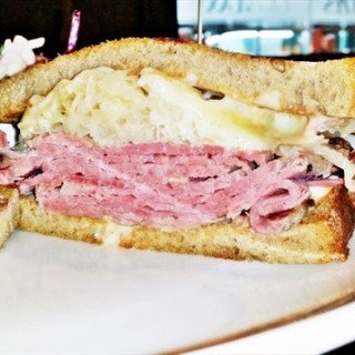 Grilled Reuben Sandwich With Corned Beef On Rye - Orchard / Sacha & Sons (Orchard)|Singapore