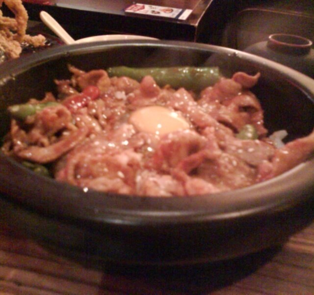 石锅味噌烤猪肉饭