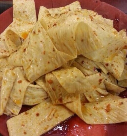 凉拌豆腐皮