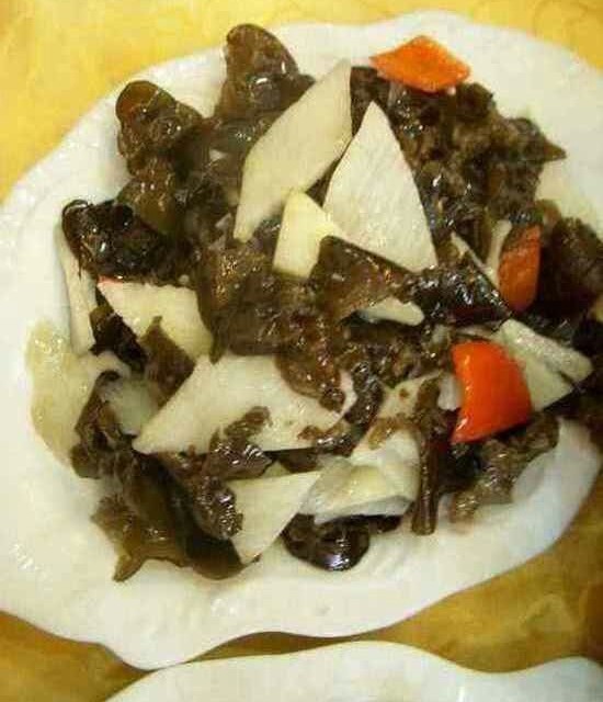 山药炒木耳