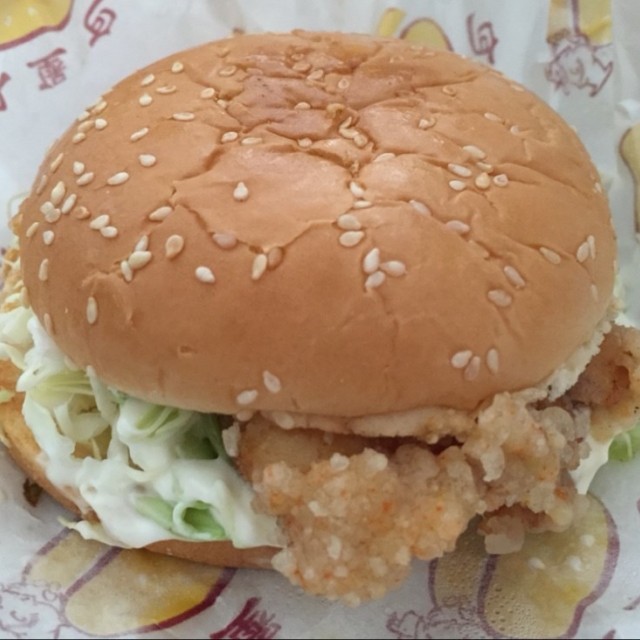 劲辣鸡腿汉堡