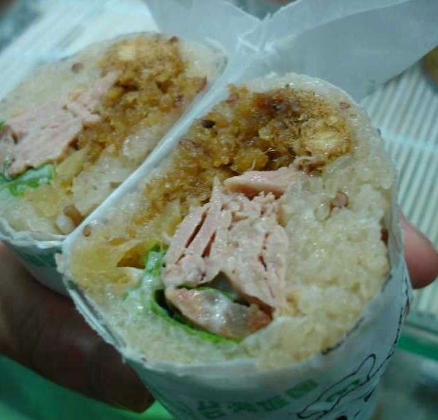 鸡肉饭团
