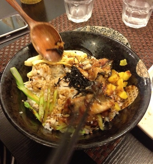 金枪鱼+三文鱼盖饭