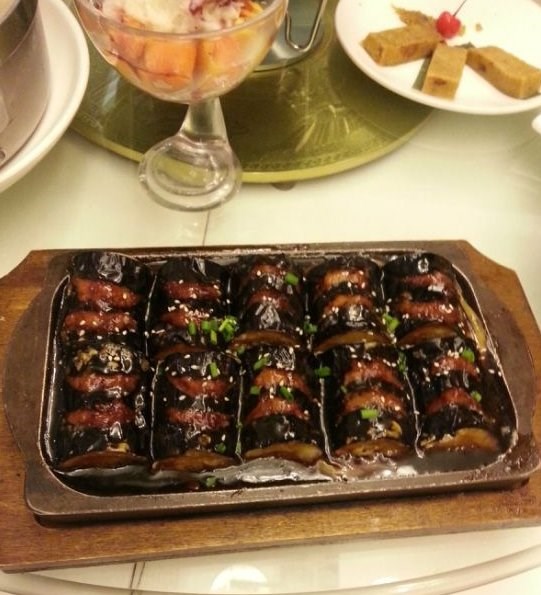 铁板茄子