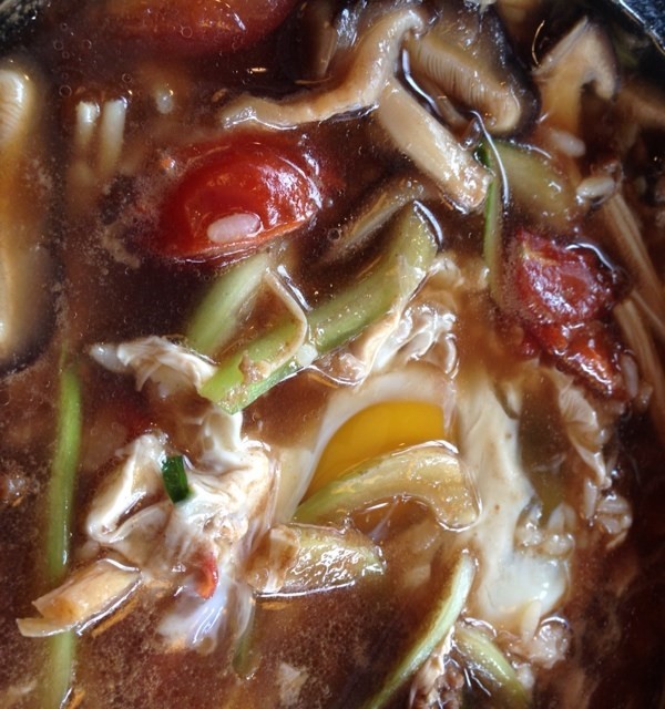 牛肉寿喜锅泡饭