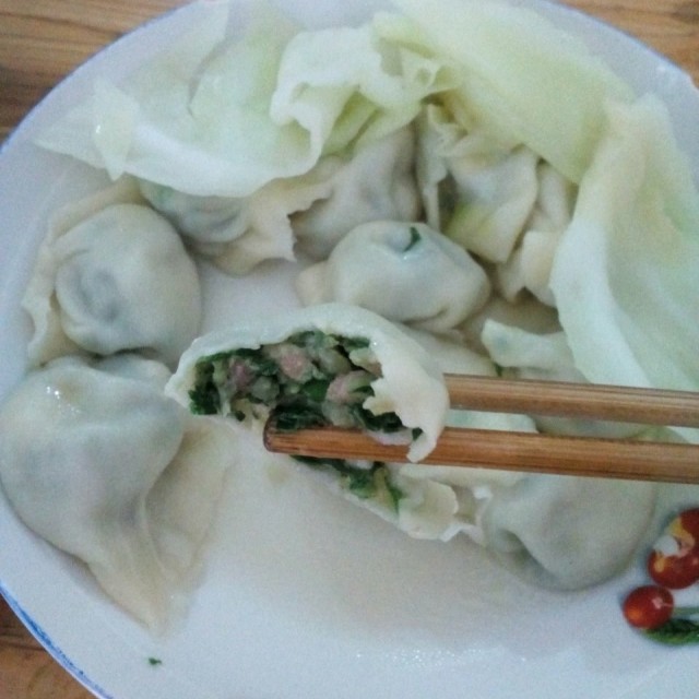 韭菜肉水饺