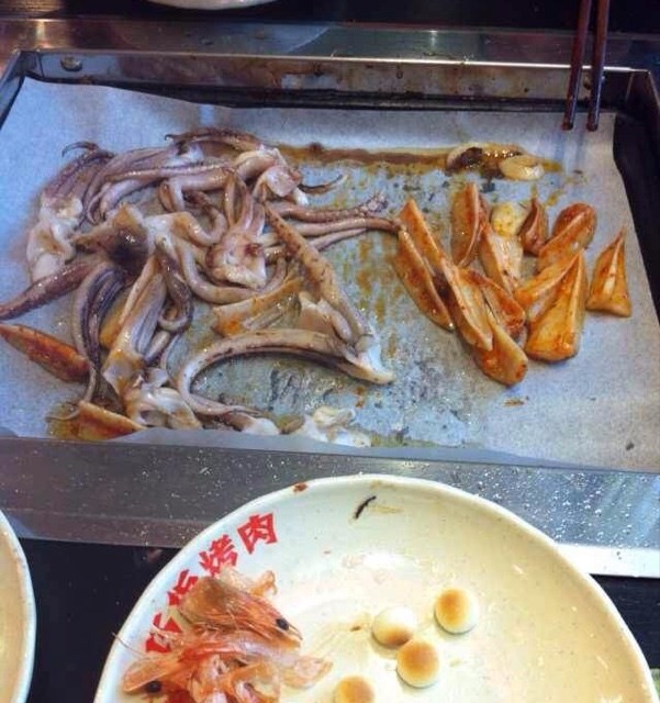 烤鱿鱼