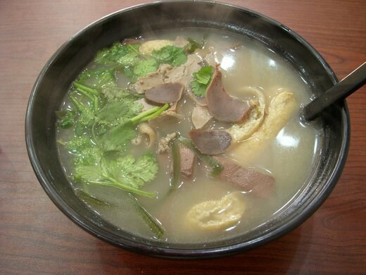 鸭血粉丝汤