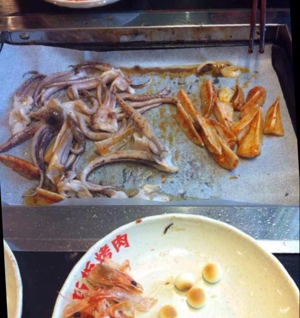 烤鱿鱼