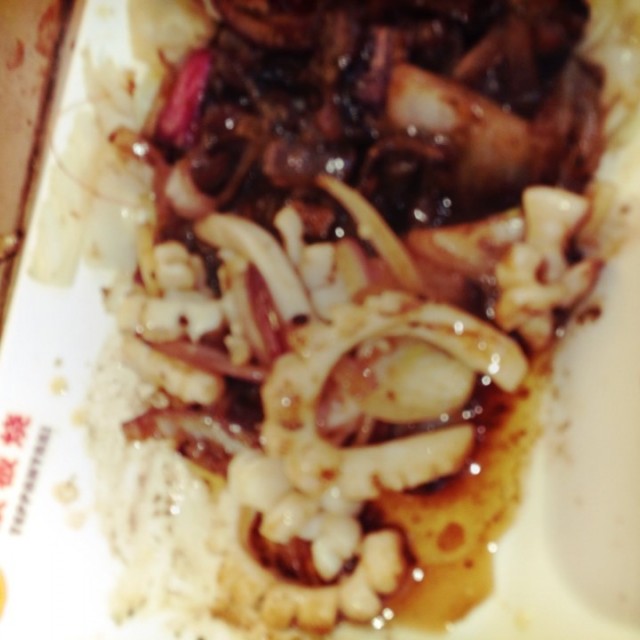 烤鱿鱼(套餐)
