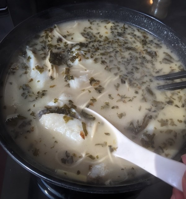 雪笋黄鱼煨面
