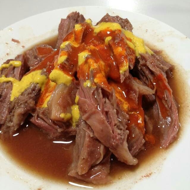 白灼牛腩