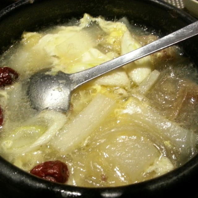 海鲜豆腐汤