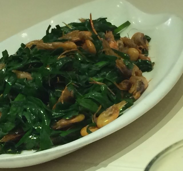 韭菜炒河虾