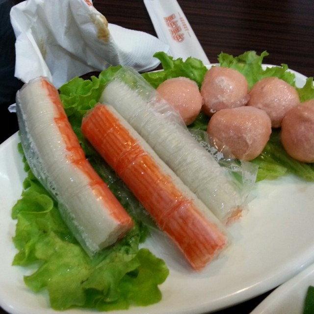 蟹棒鱼丸