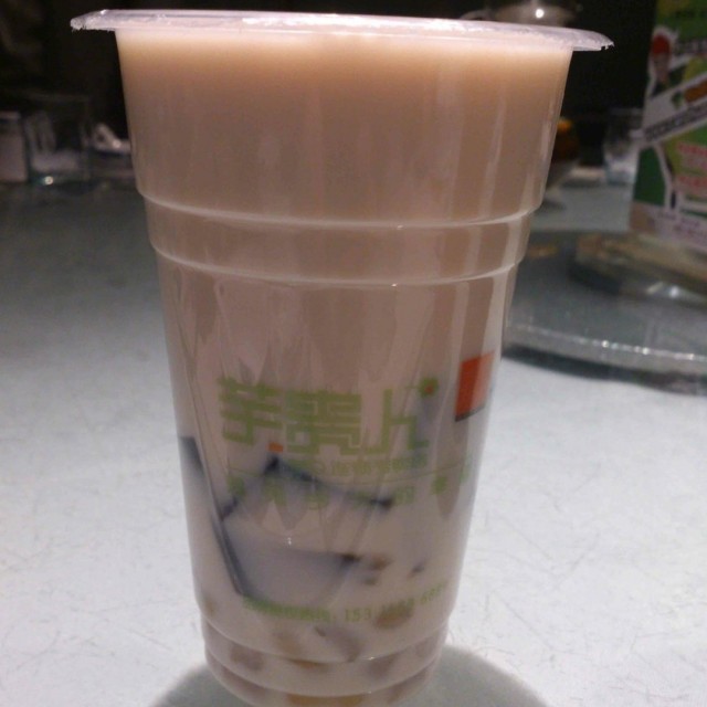 小芋Q鲜奶仙草冻