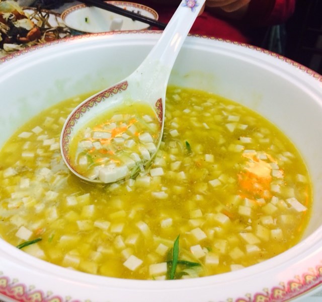 蟹黄汪豆腐