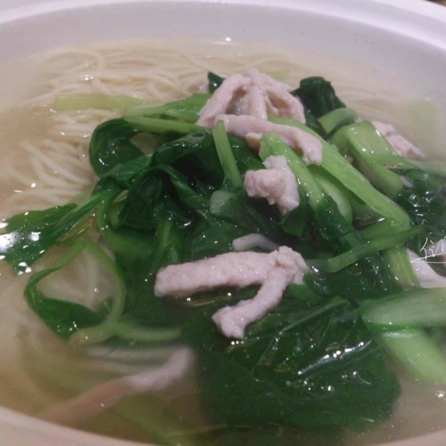 青菜肉丝面