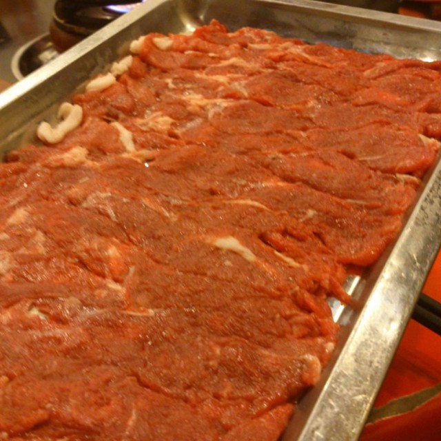热气羊肉