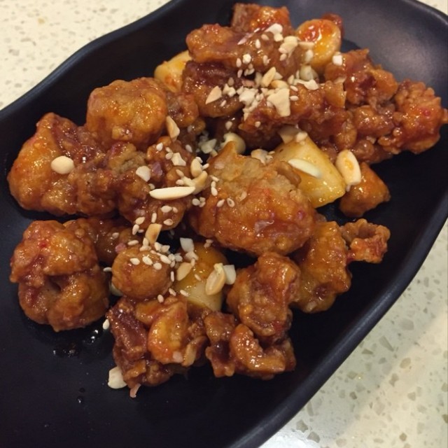 甜辣鸡丁