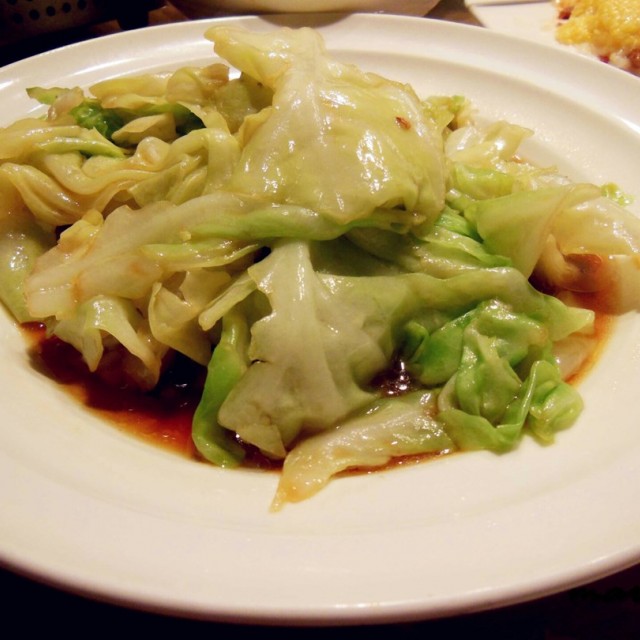 炝炒牛心菜