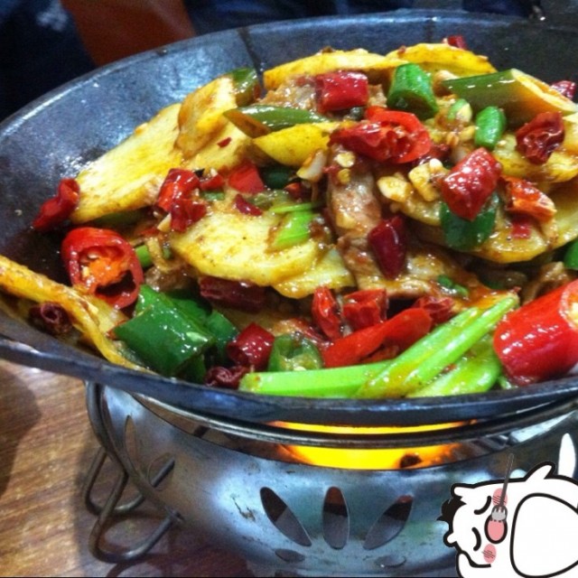 干锅土豆片