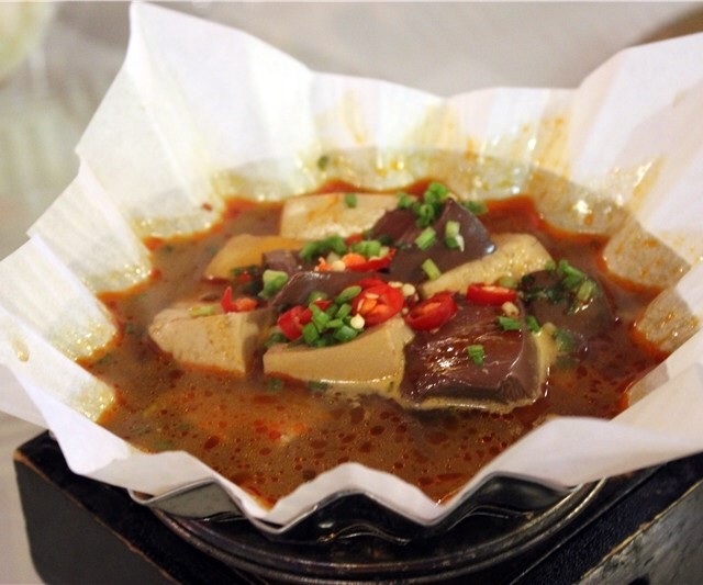麻辣鸭血