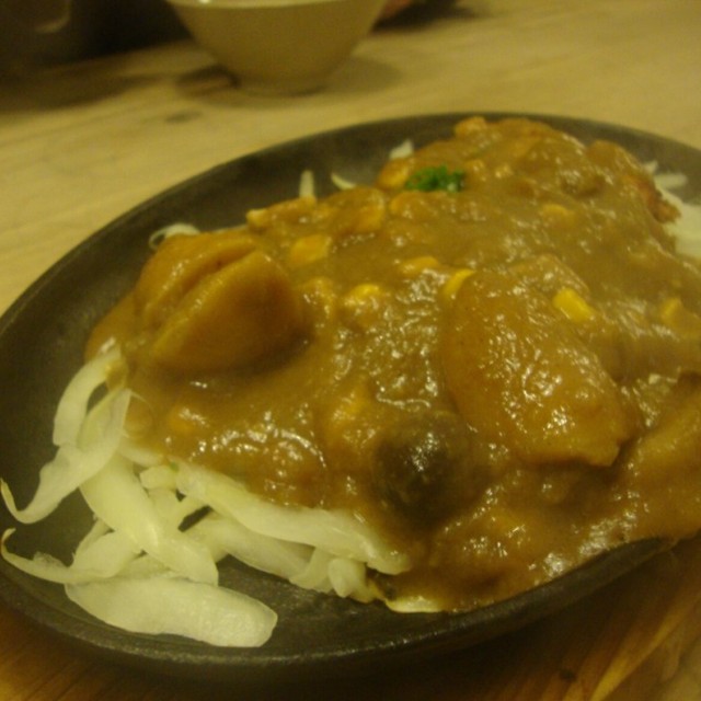 铁板鸡块