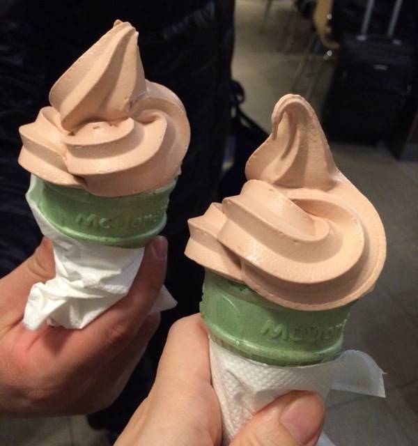 红豆甜筒