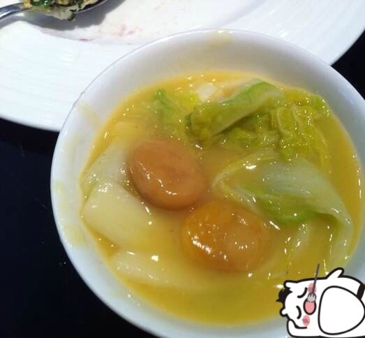 板栗烧娃娃菜