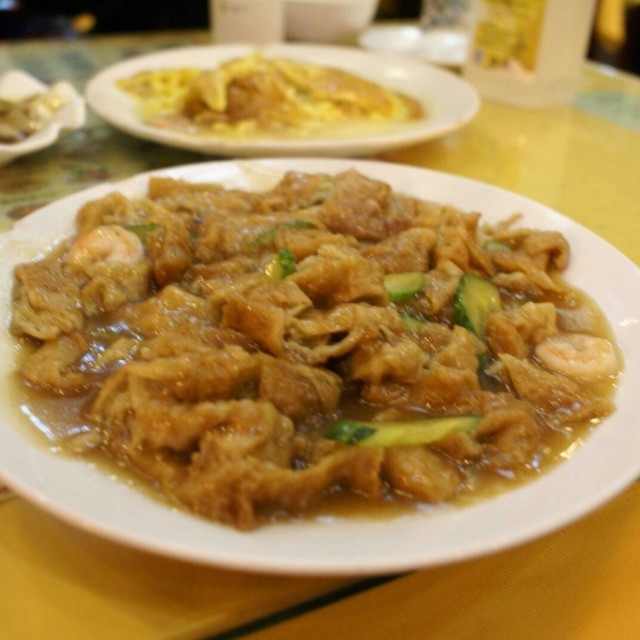 虾仁面筋