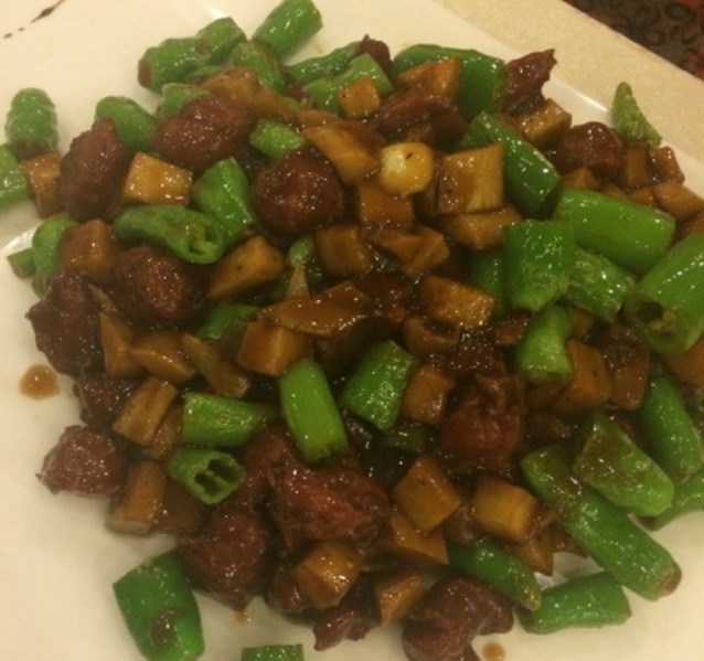 青椒牛肉粒