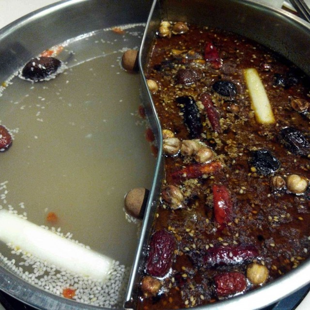 鸳鸯锅小锅