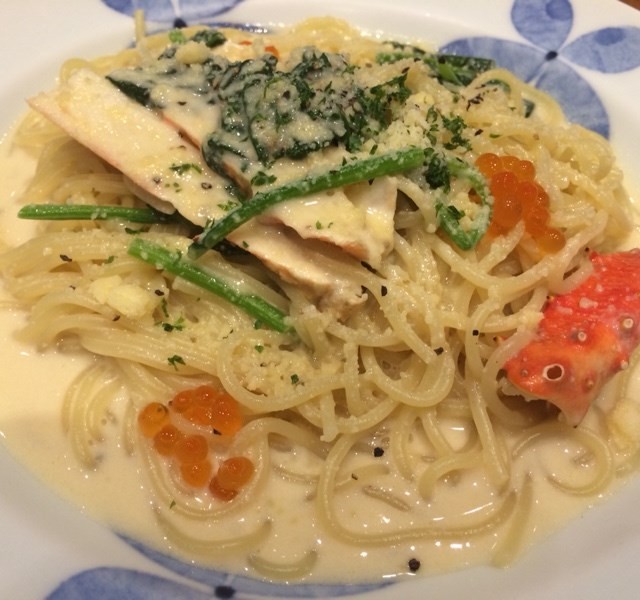 蟹味意面