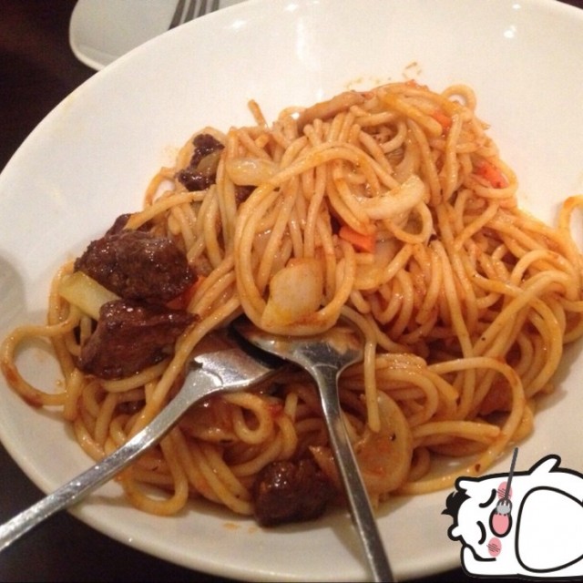 番茄牛肉意面