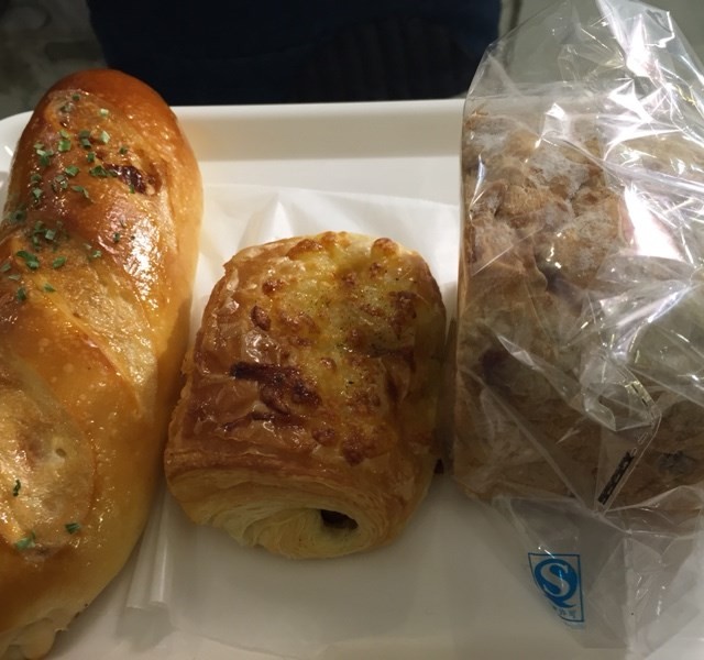 全麦面包+培根火腿