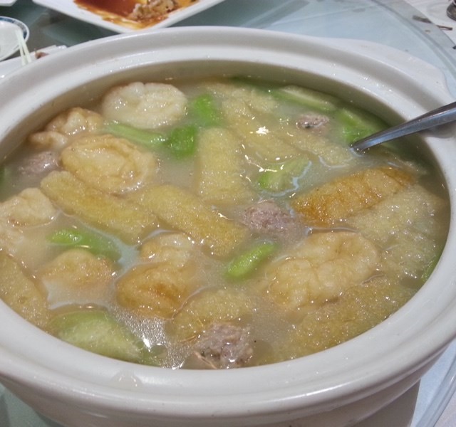 面筋肉丸汤