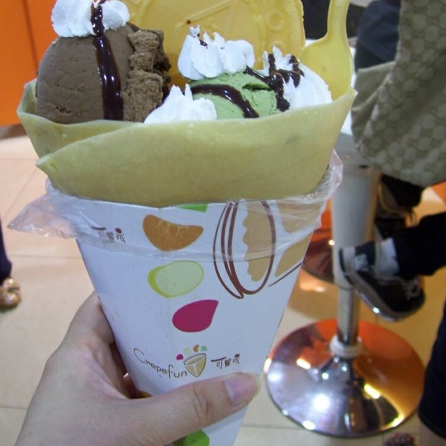 冰淇淋可丽饼