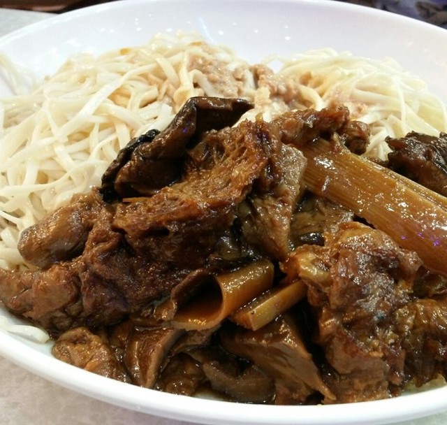 香菇面筋冷面