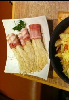 培根金针菇