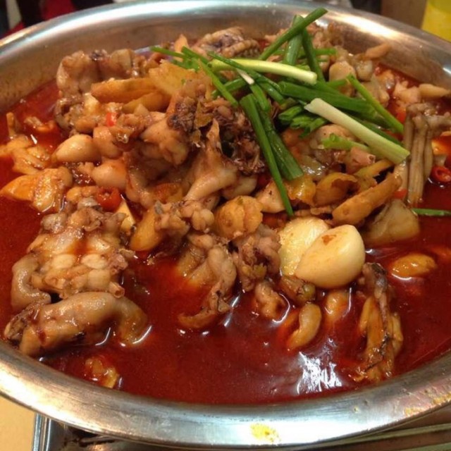 干锅牛蛙