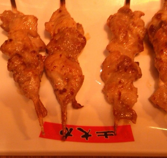 烤鸡腿串
