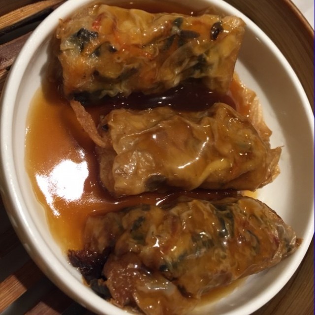 鲍汁豆腐卷