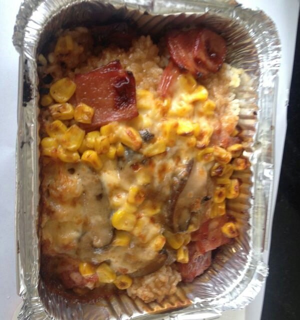 碳烤鸡肉芝士焗饭